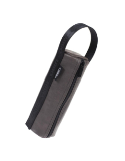 Sacoche boules de pétanque en cuir ronde gris - Obut