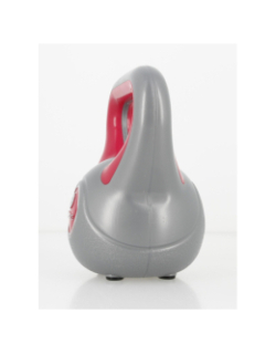 Kettlebell fit gris/rouge 2 kgs - Sveltus