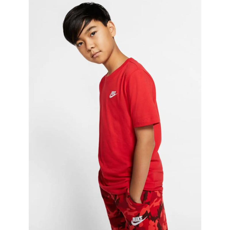 T-shirt nsw futura logo rouge enfant - Nike