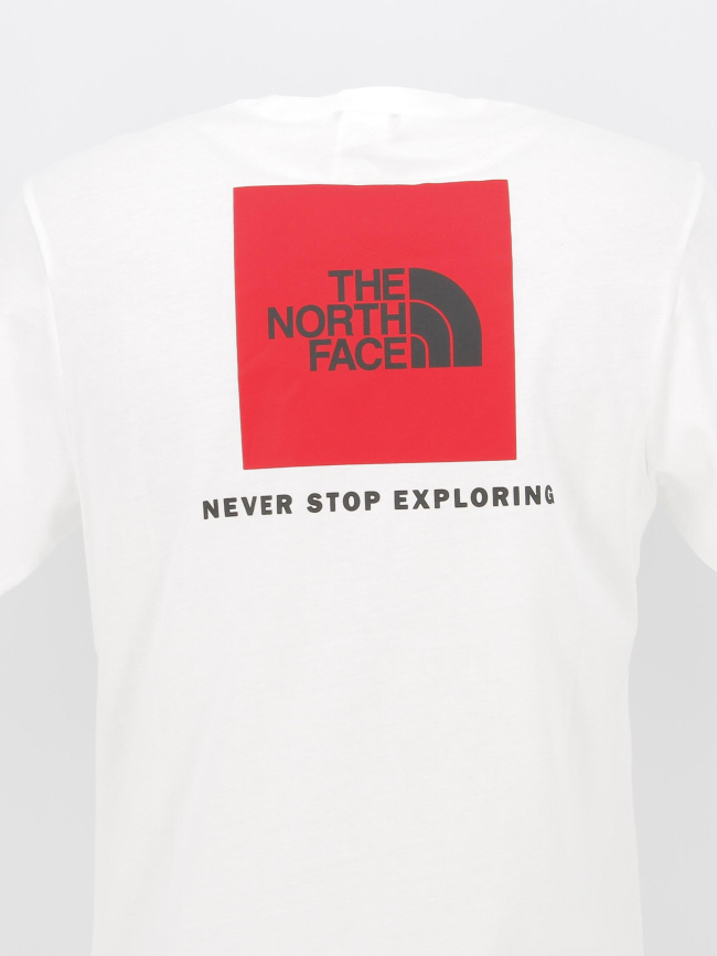 T-shirt redbox logo rouge homme - The North Face