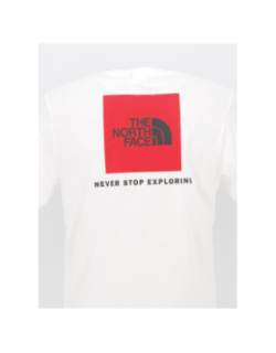 T-shirt redbox logo rouge homme - The North Face