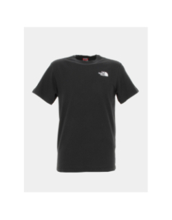 T-shirt redbox logo rouge noir homme - The North Face