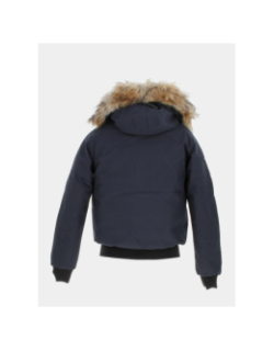 Blouson bombers thermique johnson bleu marine - Helvetica