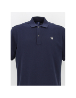 Polo dunda slim bleu marine homme - G Star