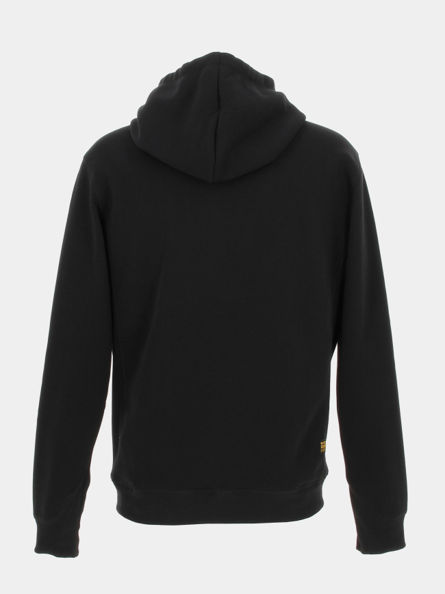 Sweat à capuche premium core noir homme - G Star