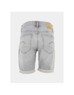 Short en jean 3301 slim gris homme - G Star
