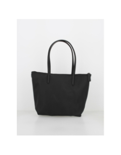 Sac shopping bag uni noir femme - Lacoste