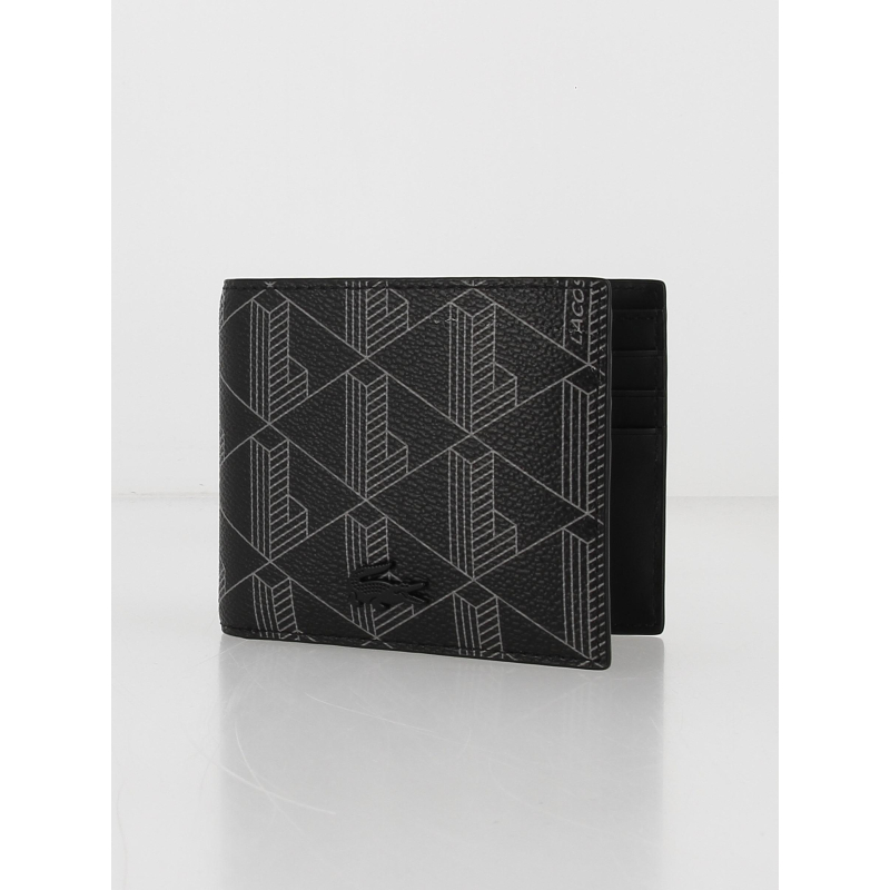 Portefeuille imprimés noir homme - Lacoste