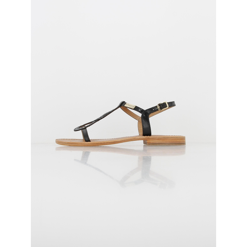 Sandales hamso noir femme - Les Tropéziennes