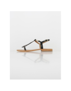 Sandales hamso noir femme - Les Tropéziennes