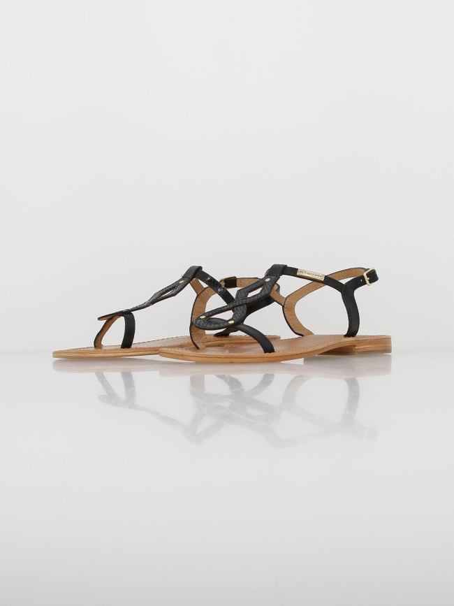 Sandales hamso noir femme - Les Tropéziennes