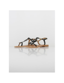 Sandales hamso noir femme - Les Tropéziennes