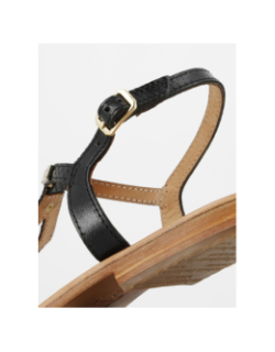 Sandales hamso noir femme - Les Tropéziennes