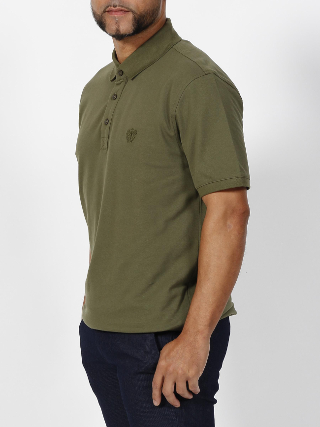 Polo gregor kaki homme - Izac