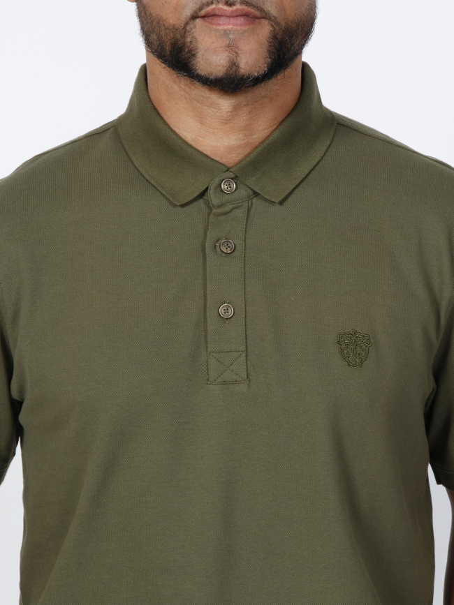 Polo gregor kaki homme - Izac