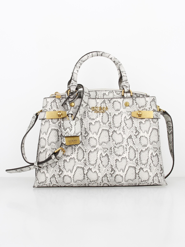 Sac à main zadie girlfriend python gris femme - Guess