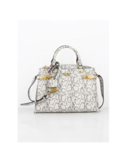 Sac à main zadie girlfriend python gris femme - Guess