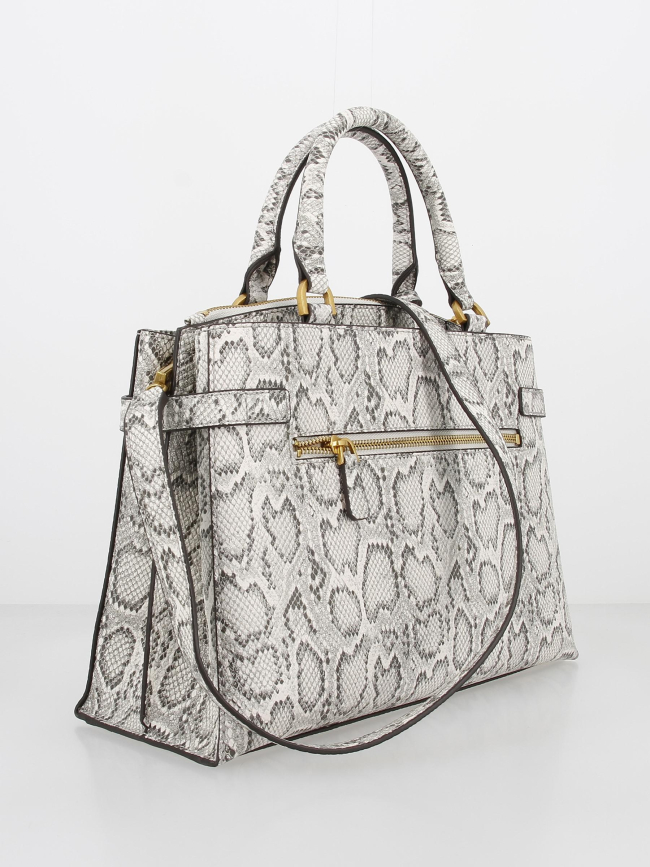 Sac à main zadie girlfriend python gris femme - Guess