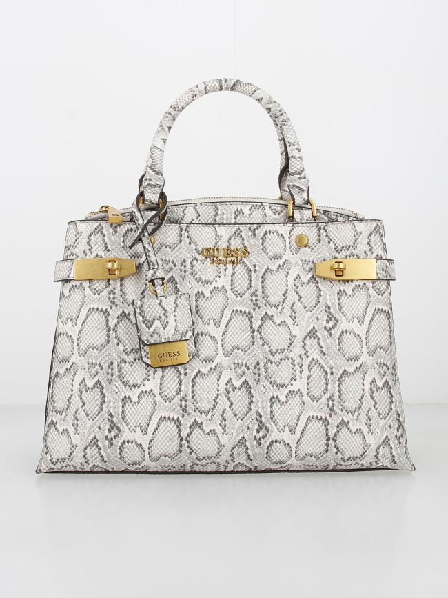 Sac à main zadie girlfriend python gris femme - Guess