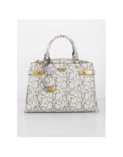 Sac à main zadie girlfriend python gris femme - Guess