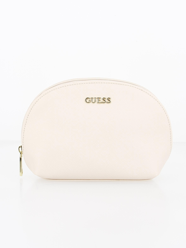 Pochette vanille dome beige femme - Guess