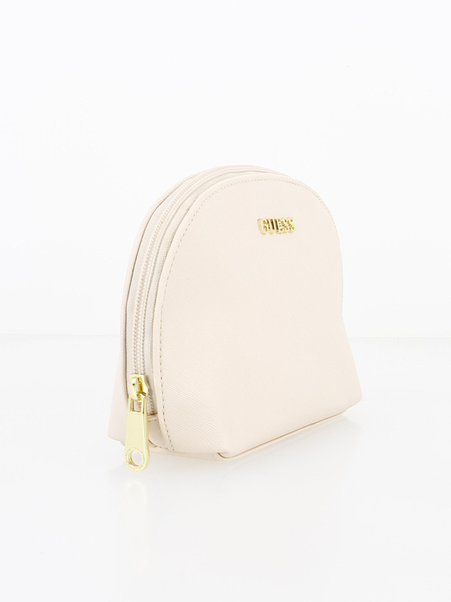Pochette vanille dome beige femme - Guess