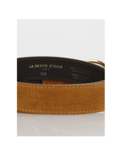 Ceinture en cuir dixon camel femme - La Petite Etoile