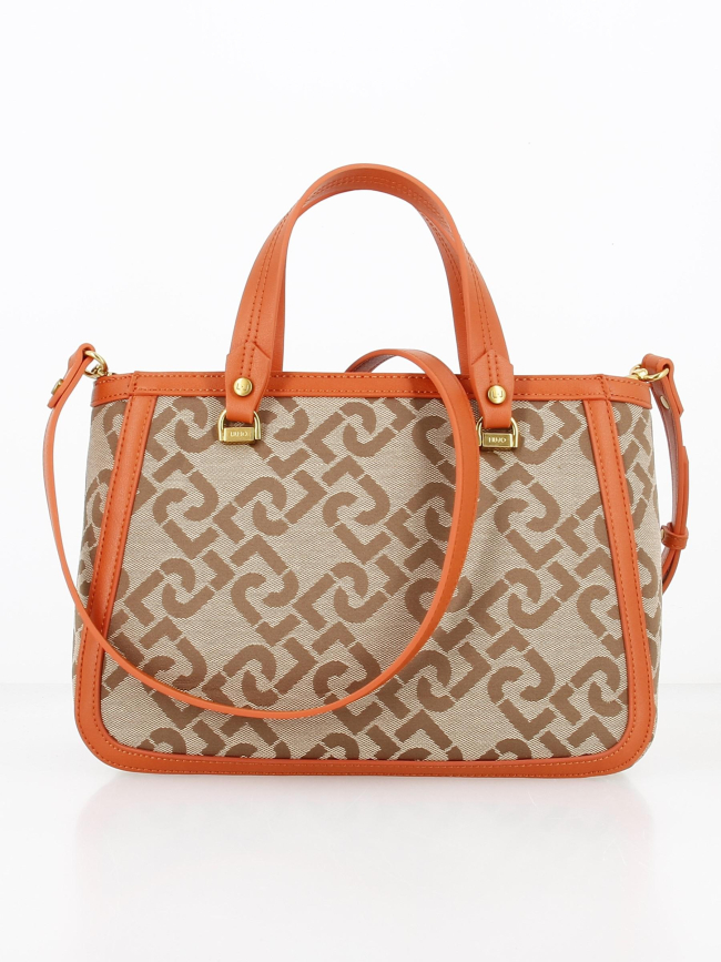 Sac à main jaquard orange femme - Liu Jo