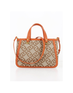 Sac à main jaquard orange femme - Liu Jo