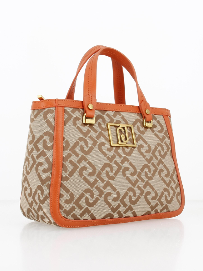 Sac à main jaquard orange femme - Liu Jo