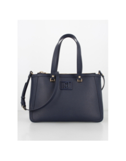 Sac à main satchel bleu marine femme - Liu Jo