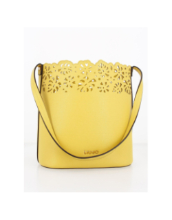 Sac seau ajouré 2 en 1 jaune femme - Liu Jo