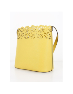 Sac seau ajouré 2 en 1 jaune femme - Liu Jo