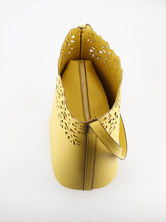 Sac seau ajouré 2 en 1 jaune femme - Liu Jo