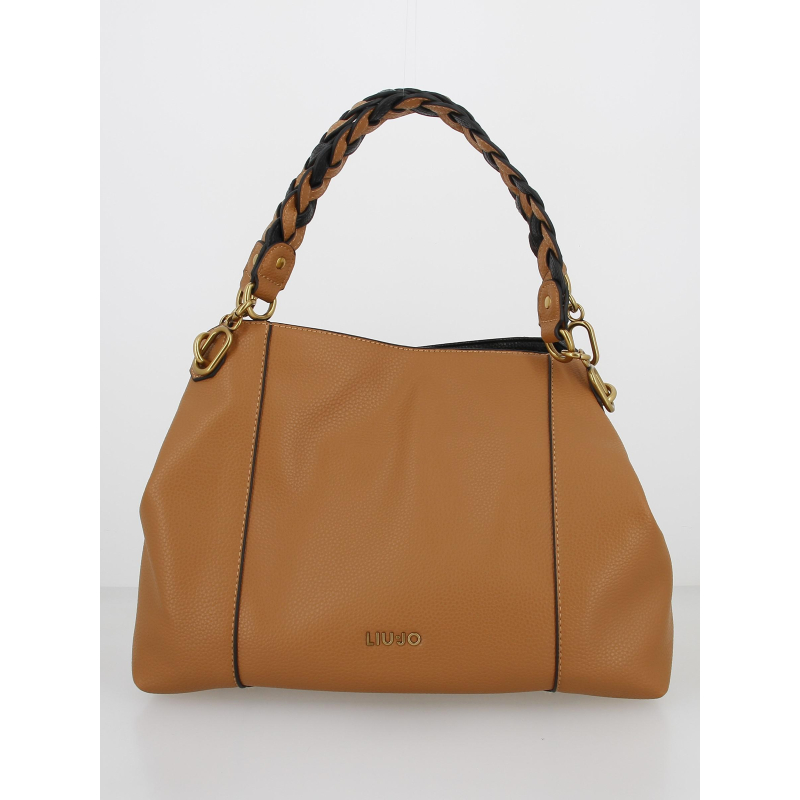 Sac à main satchel marron femme - Liu Jo