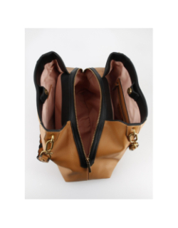 Sac à main satchel marron femme - Liu Jo
