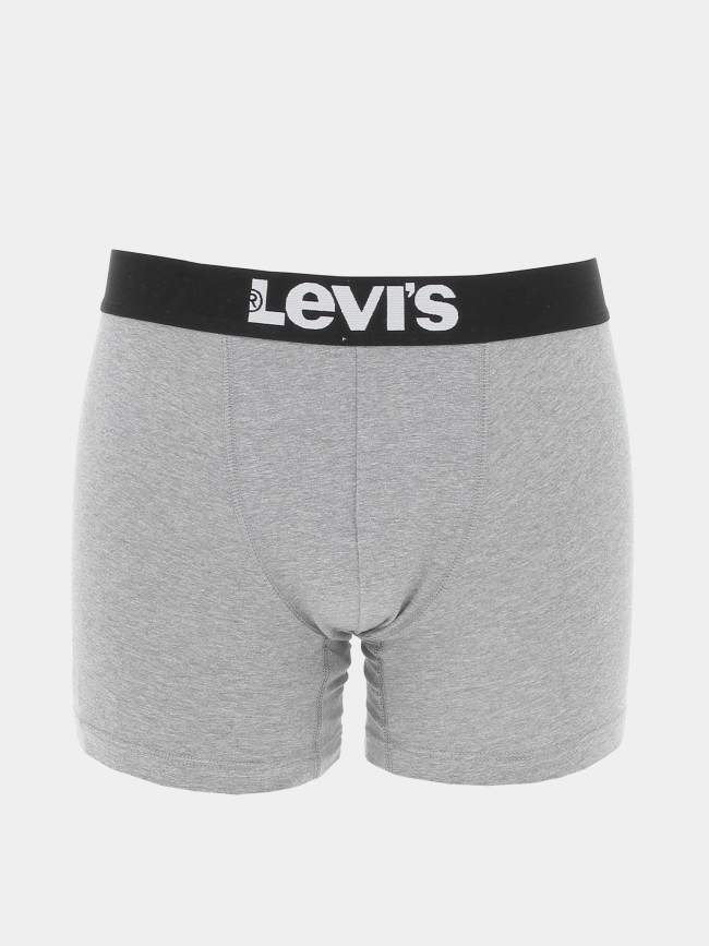 Pack 2 boxers basic gris homme - Levi's