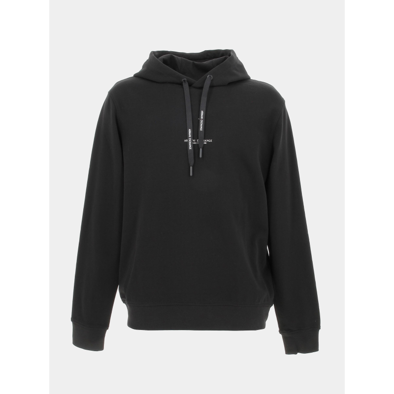 Sweat à capuche noir homme - Armani Exchange