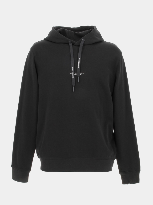 Sweat à capuche noir homme - Armani Exchange