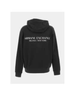 Sweat à capuche noir homme - Armani Exchange