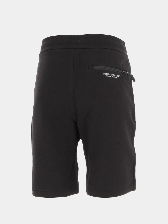 Short jogging molleton noir homme - Armani Exchange