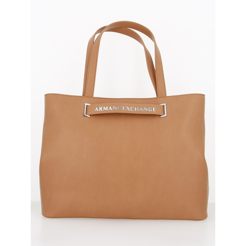 Sac à main shopping marron femme Armani Exchange wimod