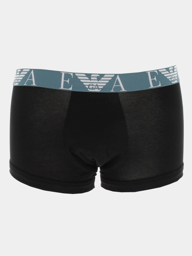 Pack 3 boxers trunck tricolore noir homme - Emporio Armani