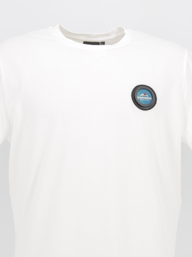 T-shirt hart blanc homme - Helvetica