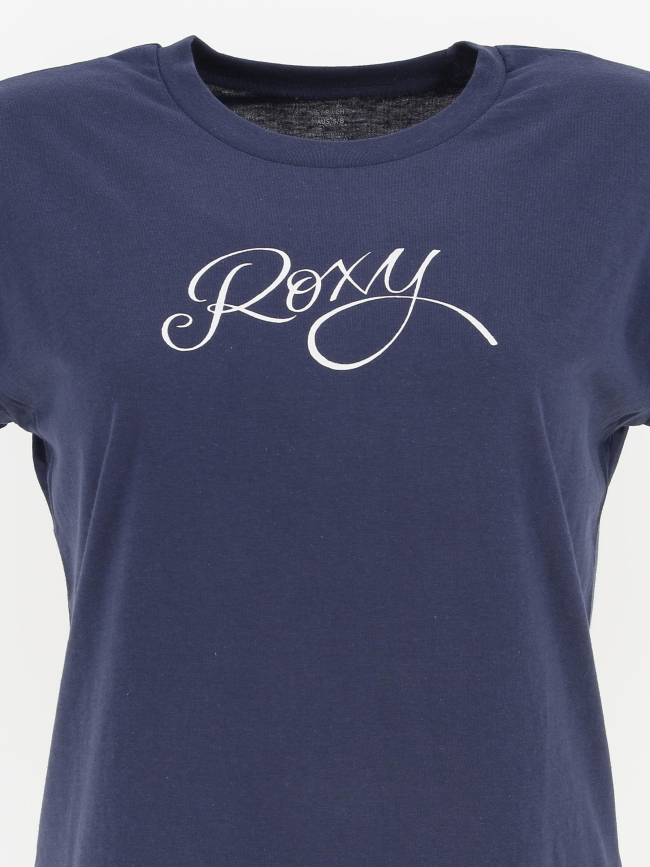 T-shirt evening signature bleu marine femme - Quiksilver