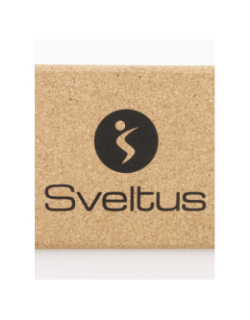 Brique en liège de yoga beige - Sveltus