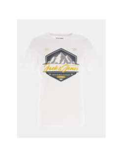 T-shirt jorrise blanc homme - Jack & Jones