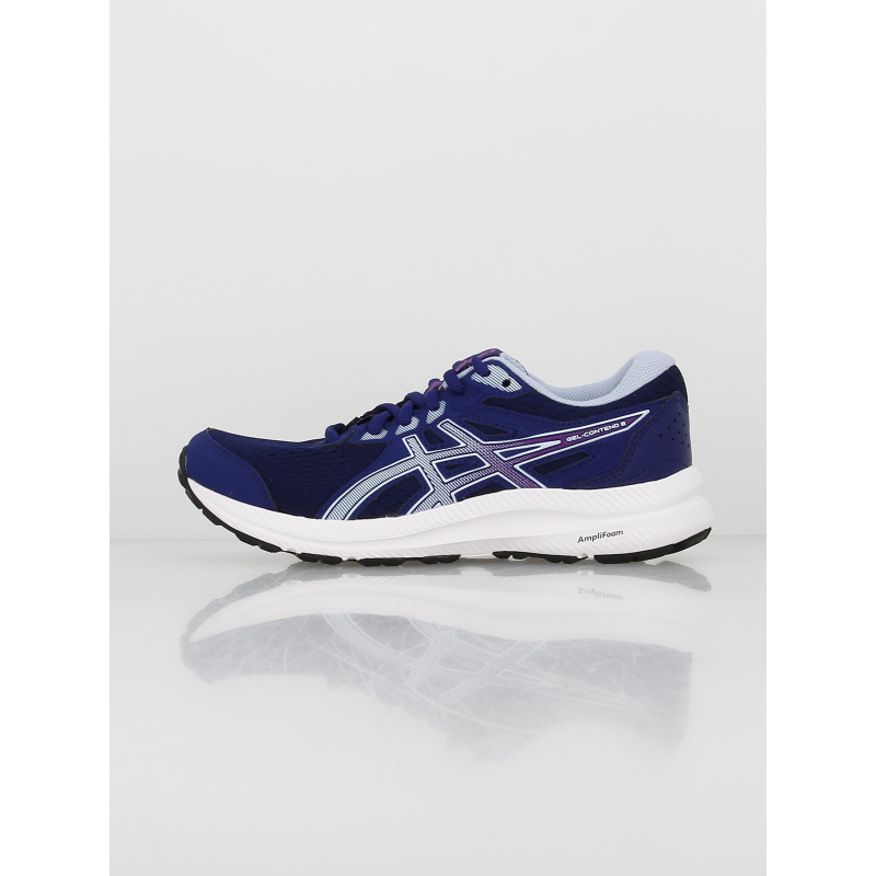 Chaussures de running gel contend 8 bleu marine femme - Asics