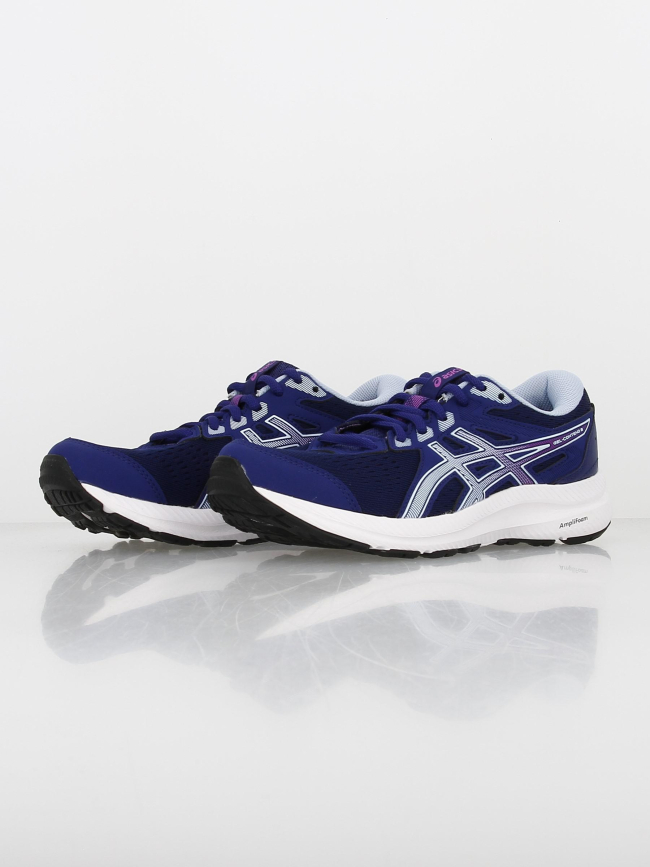 Chaussures de running gel contend 8 bleu marine femme - Asics