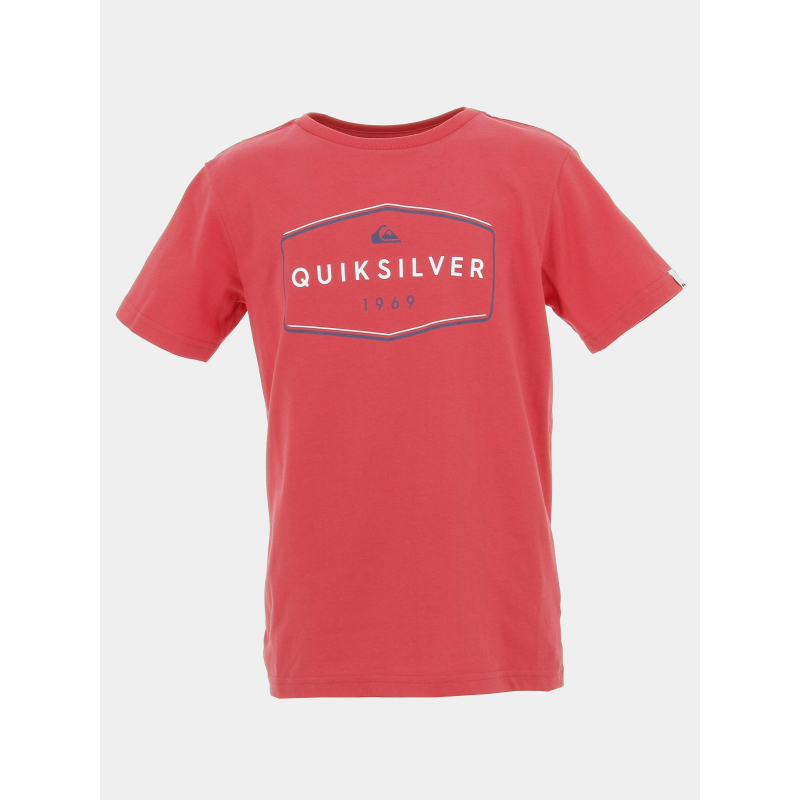 T-shirt flaxton rouge garçon - Quiksilver